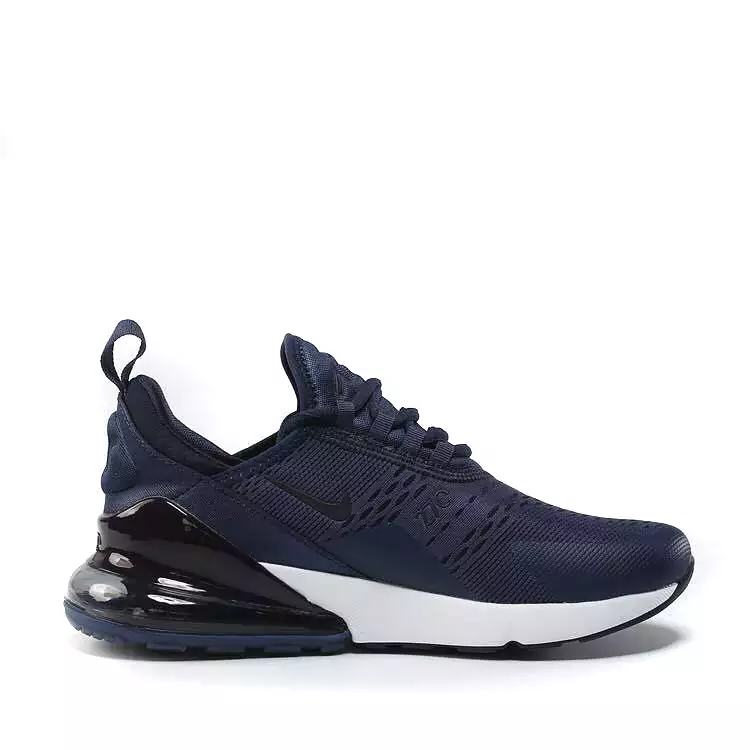 nike air max 270 flyknit trainers blue white